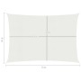 Toldo de vela blanco HDPE 160 g/m² 4x5 m de vidaXL, Sombrillas - Ref: Foro24-311243, Precio: 48,62 €, Descuento: %