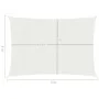 Toldo de vela blanco HDPE 160 g/m² 4x5 m de vidaXL, Sombrillas - Ref: Foro24-311243, Precio: 47,36 €, Descuento: %