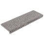 Alfombrillas para escaleras 15 unidades 65x21x4 cm Gris Borde Rectangular en Hogar | Comprar online en Foru.es