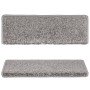 Alfombrillas para escaleras 15 unidades 65x21x4 cm Gris Borde Rectangular en Hogar | Comprar online en Foru.es