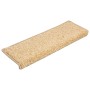 Alfombrillas para escaleras 15 unidades 65x21x4 cm color crema borde rectangular en Hogar | Comprar online en Foru.es