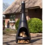 RedFire Chimenea Kingston acero negro mate 160x60 cm de RedFire, Chimeneas - Ref: Foro24-433449, Precio: 211,30 €, Descuento: %