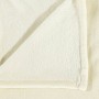 Manta de poliéster color crema 150x200 cm en Ropa de cama | Comprar online en Foru.es