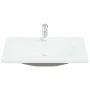 Lavabo empotrado con grifo cerámica blanco 81x39x18 cm de vidaXL, Lavabos - Ref: Foro24-148625, Precio: 187,50 €, Descuento: %