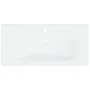 Lavabo empotrado con grifo cerámica blanco 81x39x18 cm de vidaXL, Lavabos - Ref: Foro24-148625, Precio: 187,50 €, Descuento: %