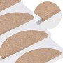 Alfombrilla autoadhesiva de escalera 15 uds beige 65x22,5x3,5cm en Hogar | Comprar online en Foru.es