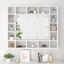Mueble con espejo y LED blanco 91x15x76,5 cm de vidaXL, Tocadores de baño - Ref: Foro24-808864, Precio: 95,26 €, Descuento: %