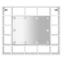 Mueble con espejo y LED blanco 91x15x76,5 cm de vidaXL, Tocadores de baño - Ref: Foro24-808864, Precio: 95,26 €, Descuento: %