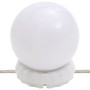 Mueble con espejo y LED blanco 91x15x76,5 cm de vidaXL, Tocadores de baño - Ref: Foro24-808864, Precio: 95,26 €, Descuento: %