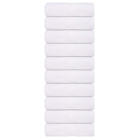 Toallitas de baño FROGN 10 uds blanco 15x21 cm 360 g/m² en Toallas | Comprar online en Foru.es