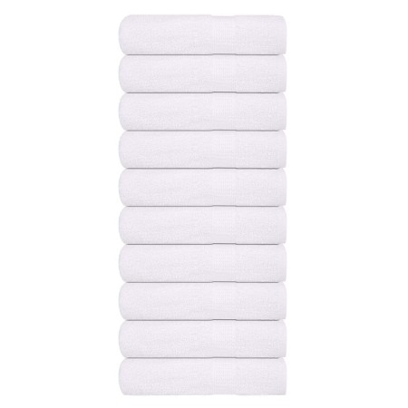 Toallas de mano FROGN 10 uds blanco 50x100 cm 360 g/m² en Toallas | Comprar online en Foru.es