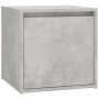 Juego de muebles recibidor madera contrachapada gris hormigón de vidaXL, Armarios roperos - Ref: Foro24-3082048, Precio: 98,3...