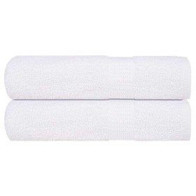Toallas de ducha FROGN 2 uds blanco 70x140 cm 360 g/m² en Toallas | Comprar online en Foru.es