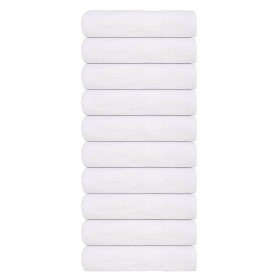 Toallas de ducha FROGN 10 uds blanco 70x140 cm 360 g/m² en Toallas | Comprar online en Foru.es