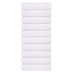 Toallas de baño FROGN 10 uds color blanco 100 x 150 cm 360 g/m² en Toallas | Comprar online en Foru.es
