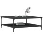 Mesa de centro madera de ingeniería negro 100x100x40 cm de vidaXL, Mesas de centro - Ref: Foro24-832843, Precio: 83,61 €, Des...