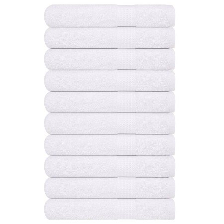 Toallas de sauna FROGN 10 uds blanco 80x200 cm 360 g/m² en Toallas | Comprar online en Foru.es