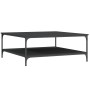 Mesa de centro madera de ingeniería negro 100x100x40 cm de vidaXL, Mesas de centro - Ref: Foro24-832843, Precio: 83,61 €, Des...