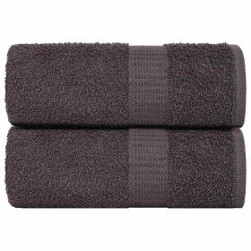 Toallitas de baño FROGN 2 uds antracita 15x21 cm 360 g/m² en Toallas | Comprar online en Foru.es