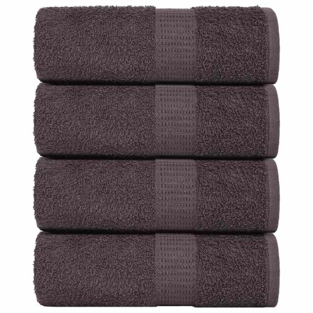 Toallitas de baño FROGN 4 uds antracita 15x21 cm 360 g/m² en Toallas | Comprar online en Foru.es