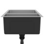Fregadero de cocina de acero inoxidable de vidaXL, Fregaderos - Ref: Foro24-51561, Precio: 130,32 €, Descuento: %