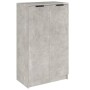 Mueble zapatero madera contrachapada gris hormigón 59x35x100 cm de vidaXL, Armarios y almacenamiento - Ref: Foro24-811443, Pr...
