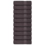 Toallas de ducha FROGN 10 uds antracita 70x140 cm 360 g/m² en Toallas | Comprar online en Foru.es