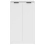 Mueble zapatero de madera contrachapada blanco 59x35x100 cm de vidaXL, Zapateros y organizadores de calzado - Ref: Foro24-811...