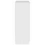 Mueble zapatero de madera contrachapada blanco 59x35x100 cm de vidaXL, Zapateros y organizadores de calzado - Ref: Foro24-811...