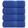 Toallas de baño FROGN 4 uds azul 30x30 cm 360 g/m² en Toallas | Comprar online en Foru.es