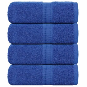 Toallas de baño FROGN 4 uds azul 30x30 cm 360 g/m² en Toallas | Comprar online en Foru.es