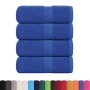 Toallas de baño FROGN 4 uds azul 30x30 cm 360 g/m² en Toallas | Comprar online en Foru.es
