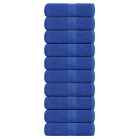 Toallas de invitados FROGN 10 uds azul 30x50 cm 360 g/m² en Toallas | Comprar online en Foru.es
