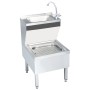 Fregadero lavamanos comercial de pie con grifo acero inoxidable de vidaXL, Fregaderos - Ref: Foro24-51116, Precio: 381,97 €, ...