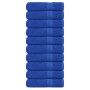 Toallas de mano FROGN 10 uds azul 50x100 cm 360 g/m² en Toallas | Comprar online en Foru.es