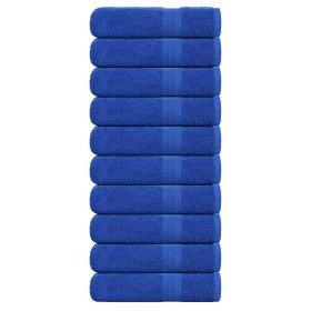 Toallas de mano FROGN 10 uds azul 50x100 cm 360 g/m² en Toallas | Comprar online en Foru.es