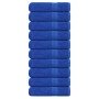 Toallas de mano FROGN 10 uds azul 50x100 cm 360 g/m² en Toallas | Comprar online en Foru.es
