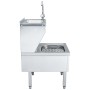 Fregadero lavamanos comercial de pie con grifo acero inoxidable de vidaXL, Fregaderos - Ref: Foro24-51116, Precio: 381,97 €, ...