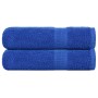 Toallas de baño FROGN 2 uds azul 100x150 cm 360 g/m² en Toallas | Comprar online en Foru.es