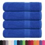 Toallas de baño FROGN 4 uds azul 100x150 cm 360 g/m² en Toallas | Comprar online en Foru.es