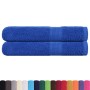 Toallas de sauna FROGN 2 uds azul 80x200 cm 360 g/m² en Toallas | Comprar online en Foru.es
