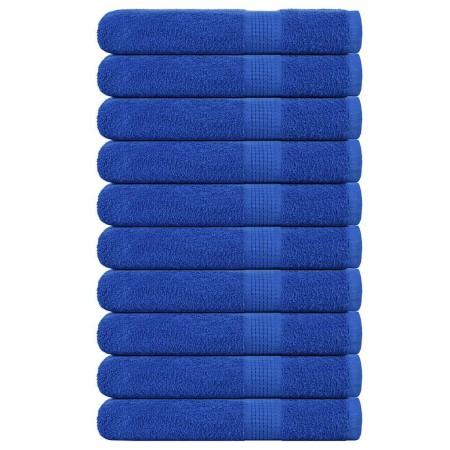 Toallas de sauna FROGN 10 uds azul 80x200 cm 360 g/m² en Toallas | Comprar online en Foru.es