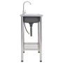 Fregadero de camping de un seno y grifo acero inoxidable de vidaXL, Fregaderos - Ref: Foro24-151213, Precio: 168,92 €, Descue...