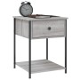 Mesita de noche madera de ingeniería gris Sonoma 44x45x58 cm de vidaXL, Mesitas de noche - Ref: Foro24-825849, Precio: 41,94 ...