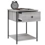 Mesita de noche madera de ingeniería gris Sonoma 44x45x58 cm de vidaXL, Mesitas de noche - Ref: Foro24-825849, Precio: 41,94 ...