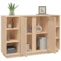 Sideboard aus massivem Kiefernholz 120x35x80 cm von vidaXL, Sideboards - Ref: Foro24-814499, Preis: 146,56 €, Rabatt: %