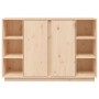 Aparador de madera maciza de pino 120x35x80 cm de vidaXL, Aparadores - Ref: Foro24-814499, Precio: 151,89 €, Descuento: %