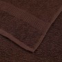 Toallas de ducha FROGN 10 uds marrón 70x140 cm 360 g/m² en Toallas | Comprar online en Foru.es