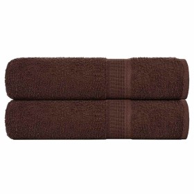 Toallas de baño FROGN 2 uds marrón 100x150 cm 360 g/m² en Toallas | Comprar online en Foru.es