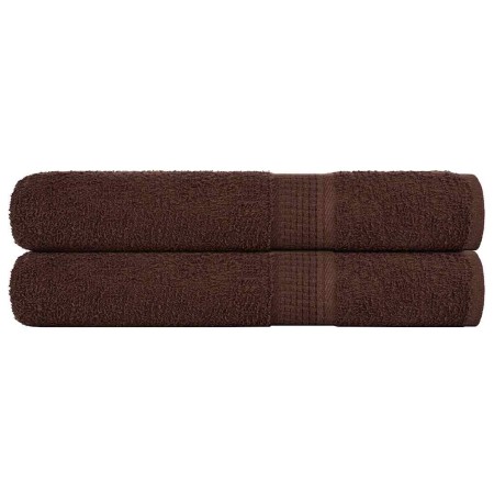 Toallas de sauna FROGN 2 uds marrón 80x200 cm 360 g/m² en Toallas | Comprar online en Foru.es